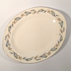 Homer Laughlin eggshell nautilus 13in oval platter